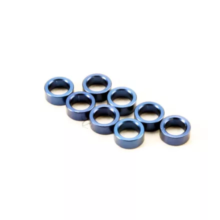 Traxxas Spacer, pushrod (aluminum, blue) (use with 5318 or 5318X pushrod and 5358 progressive 2 rockers) (8)