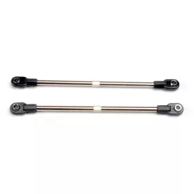   Traxxas Turnbuckles, 106mm (front tie rods) (2) (includes installed rod ends and hollow ball connectors)