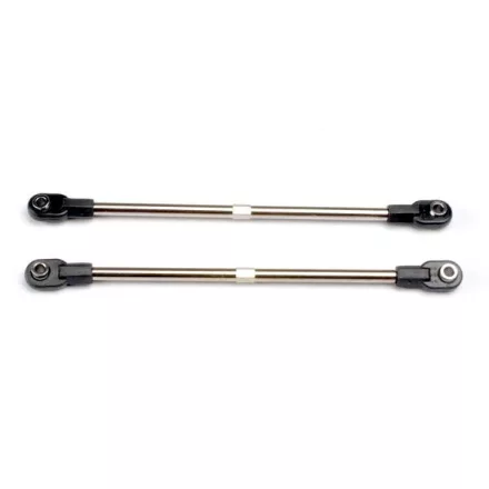 Traxxas Turnbuckles, 106mm (front tie rods) (2) (includes installed rod ends and hollow ball connectors)