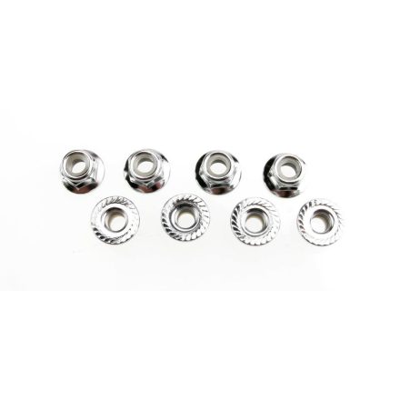 Nuts, 5mm flanged