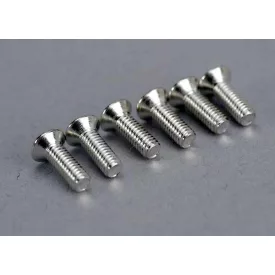 Traxxas  Screws, 2.6x8mm countersunk machine (6)