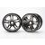 Traxxas Wheels, SS (split spoke) 3.8" (black chrome) (2) (use with 17mm splined wheel hubs & nuts, part #5353X) (fits Revo®/Maxx® series)