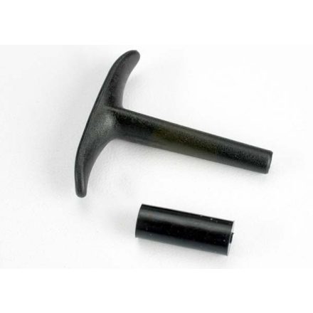 Traxxas Pull handle, recoil starter/ shock absorber (TRX® 2.5, 2.5R)