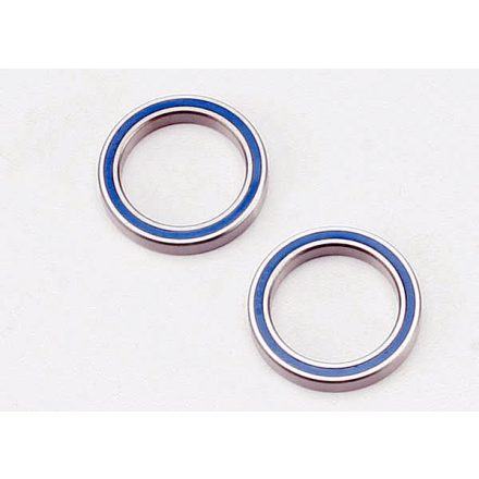Traxxas Ball bearings, blue rubber sealed (20x27x4mm) (2)