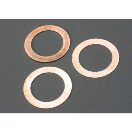 Traxxas Gaskets, cooling head: 0.15, 0.25, 0.35mm (1 each) (TRX® 2.5, 2.5R)
