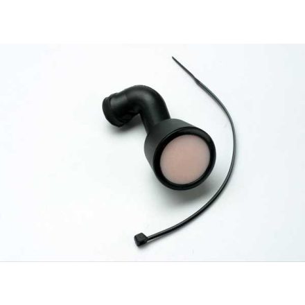 Traxxas Air filter housing/ foam insert/ Revo®-Slayer air filter base (angled)/ cable tie (1-each) (TRX® 2.5, 2.5R)