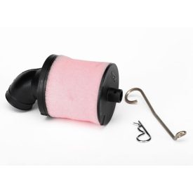   Traxxas Air filter body (high volume)/ filter support/ cap/ foam filter, pre-filter/ air filter base/ wire mount/ hardware (1 each)