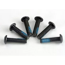   Traxxas Screws, 3x12mm button-head machine (6) (starter attachment screws with Threadlock)