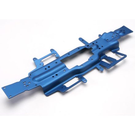 Traxxas Chassis, Revo® 3.3 (extended 30mm) (3mm 6061-T6 aluminum) (anodized blue)