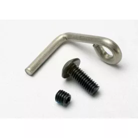   Traxxas Hanger, metal wire (for tuned pipe)/ 4mm GS (1)/ 4x10 BCS (1)