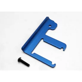   Traxxas Chassis brace, Revo® (3mm 6061-T6 aluminum) (blue-anodized)/ 4x16mm BCS