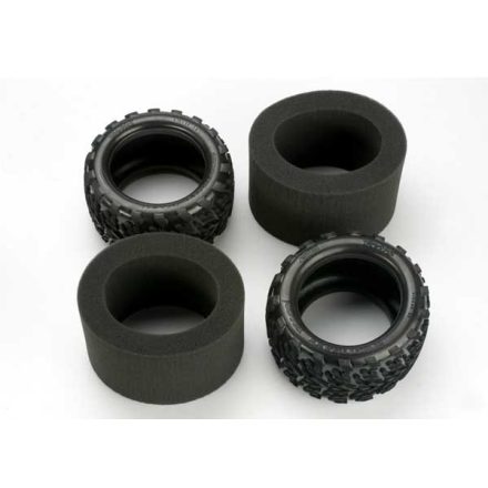 Traxxas Tires, Talon 3.8" (2)/ foam inserts (2)