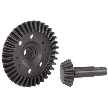 Traxxas Ring gear, differential/ pinion gear, differential (machined, spiral cut) (front)