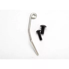   Traxxas  Hanger, metal (for tuned pipe)/ 4x8 BCS (1)/ 3x10 BCS (1)
