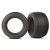 Traxxas Tires, ribbed 2.8" (2)/ foam inserts (2)