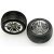 Traxxas Tires & wheels, assembled, glued (2.8") (Twin-Spoke wheels, Alias® ribbed tires, foam inserts) (nitro front) (2)