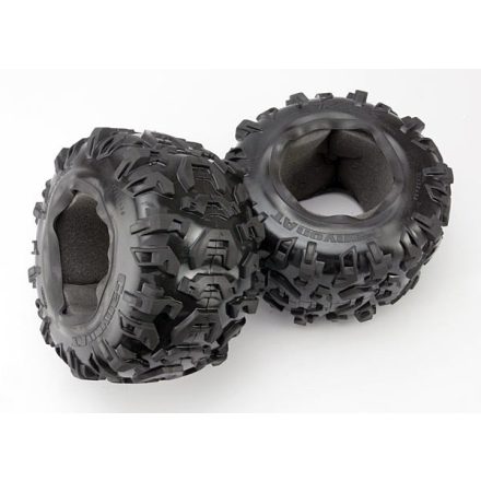 Traxxas Tires, Canyon AT 3.8" (2)/ foam inserts (2)