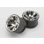 Traxxas Wheels, Geode 3.8" (chrome) (2) (use with 17mm splined wheel hubs & nuts, part #5353X & beadlock-style sidewall protectors, part #5665, 5666, 5667)