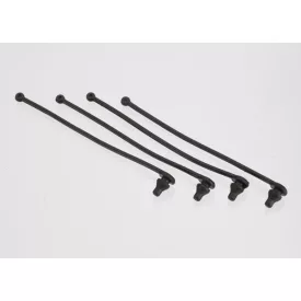 Traxxas BODY CLIP RETAINER, BLACK (4)