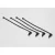 Traxxas BODY CLIP RETAINER, BLACK (4)