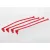 Traxxas BODY CLIP RETAINER, RED (4)