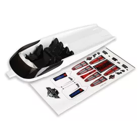   Traxxas  Hatch, DCB M41, white (no graphics) (fully assembled)
