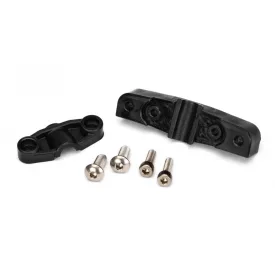   Traxxas Mount, stuffing tube (upper & lower)/ 4x10mm BCS (stainless) (2)/ 3x10mm CS (stainless) (2)