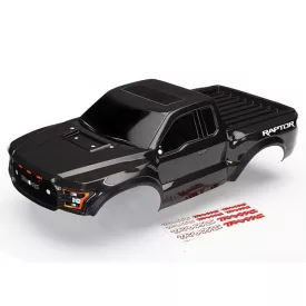 Traxxas  Body, Ford Raptor®, black (heavy duty)/ decals