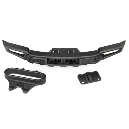 Traxxas Bumper, front/ bumper mount, front/ adapter (fits 2017 Ford Raptor)