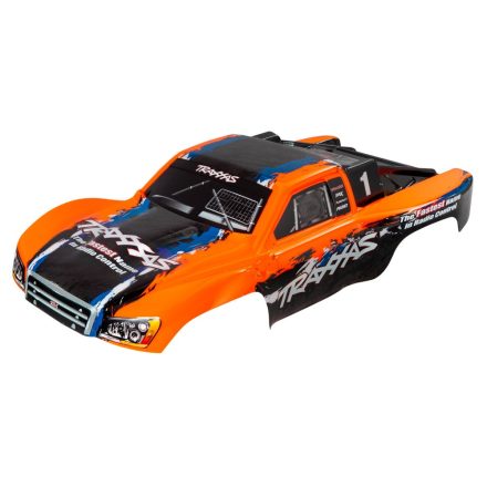 Traxxas Body, Slash 4X4, orange (painted, decals applied)