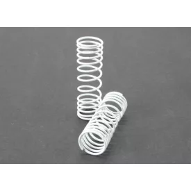 Traxxas Springs, front (white) (progressive rate) (2)
