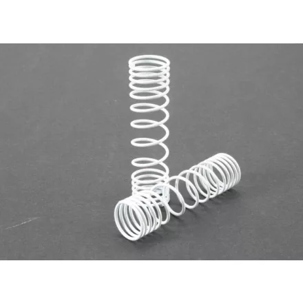 Traxxas Springs, rear (white) (progressive rate) (2)