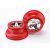 Traxxas Wheels, SCT chrome, red beadlock style, dual profile (2.2” outer, 3.0” inner) (4WD front/rear, 2WD rear only) (2)