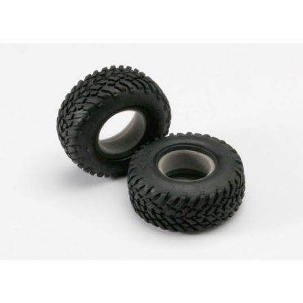 Traxxas Tires, off-road racing, SCT dual profile 4.3x1.7- 2.2/3.0" (2)/ foam inserts (2)