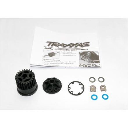 Traxxas Gear, center differential (Slayer)/ Cover (1) / X-ring seals (2)/ gasket (1)/ 6x10x0.5 TW (2) (Replacement gear for 5914)