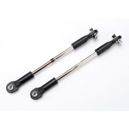 Traxxas Turnbuckles, toe links, 72mm (2) (assembled with rod ends and hollow balls)