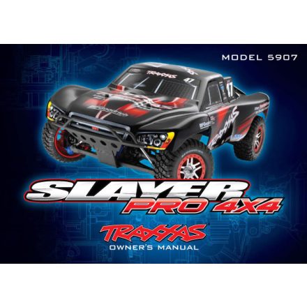 Traxxas  Owner's manual, Slayer Pro 4X4