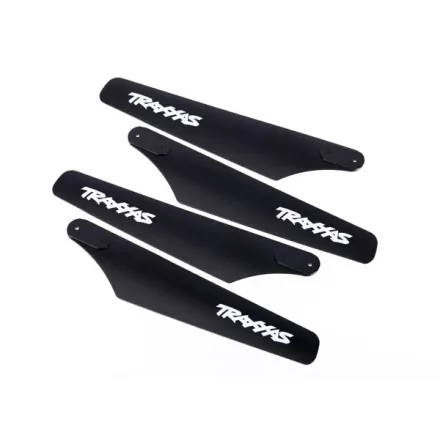 Traxxas  Rotor blade set, upper & lower (black) (4)