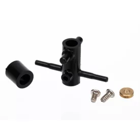 Traxxas  Rotor head, lower (1)/ screws (2)