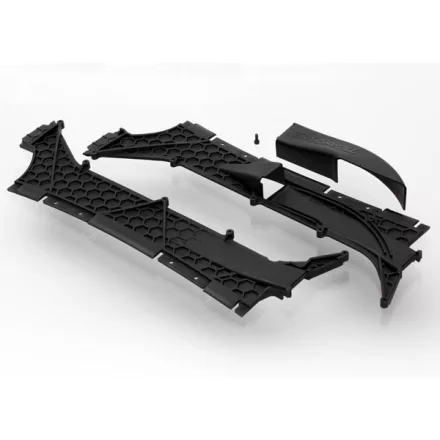 Traxxas Tunnels, left & right/ vent cover/ 3x8mm CS (1)