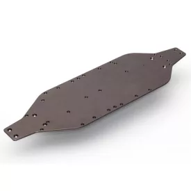 Traxxas Chassis, 6061-T6 aluminum (dark titanium anodized)