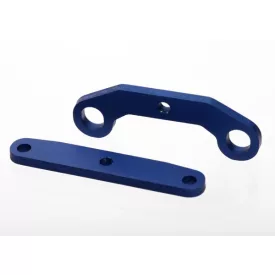   Traxxas Bulkhead tie bars, front & rear, aluminum (blue-anodized)