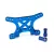 Traxxas  Shock tower, front, 7075-T6 aluminum (blue-anodized)