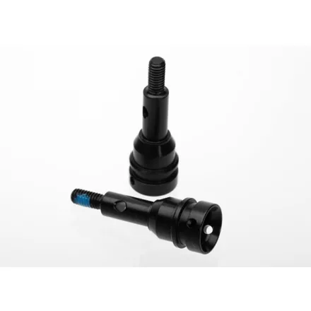 Traxxas Stub axle, front, 6mm (steel-splined constant-velocity driveshaft) (2)