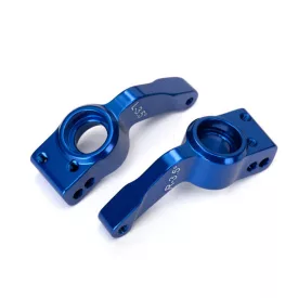   Traxxas Axle carriers, rear, 6061-T6 aluminum, left & right (blue-anodized)