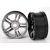 Traxxas Wheels, split-spoke (black chrome) (rear) (2)