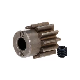   Traxxas Gear, 12-T pinion (1.0 metric pitch) (fits 5mm shaft)/ set screw (compatible with steel spur gears)
