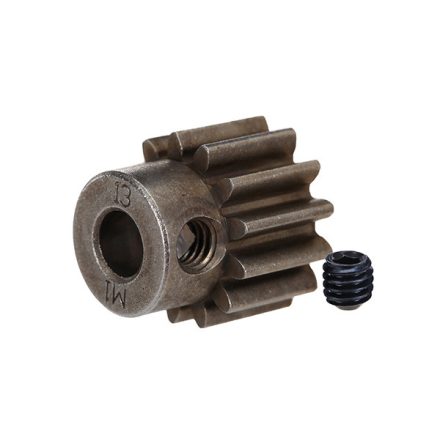 Traxxas Gear, 13-T pinion (1.0 metric pitch) (fits 5mm shaft)/ set screw (compatible with steel spur gears)