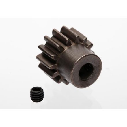Traxxas  Gear, 14-T pinion (1.0 metric pitch) (fits 5mm shaft)/ set screw (compatible with steel spur gears)