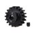 Traxxas Gear, 18-T pinion (machined) (1.0 metric pitch) (fits 5mm shaft)/ set screw (for use only with steel spur gears)